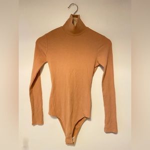 REFORMATION ribbed turtleneck bodysuit size XS